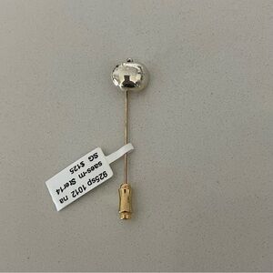 Sterling Silver925 and 14kt. Yellow Gold Apple 🍎 Lapel Pin